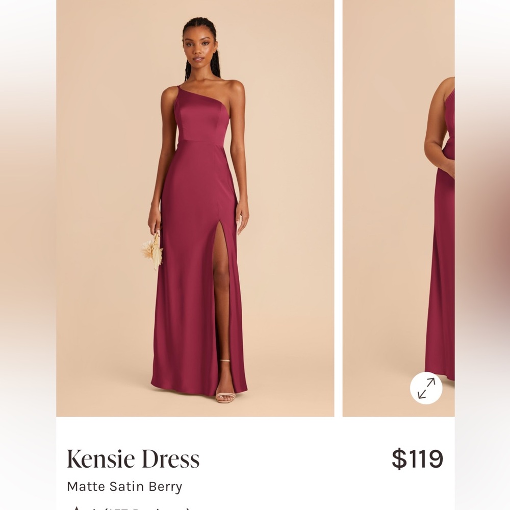 Birdy Grey One-Shoulder Maxi Dress in Burgundy